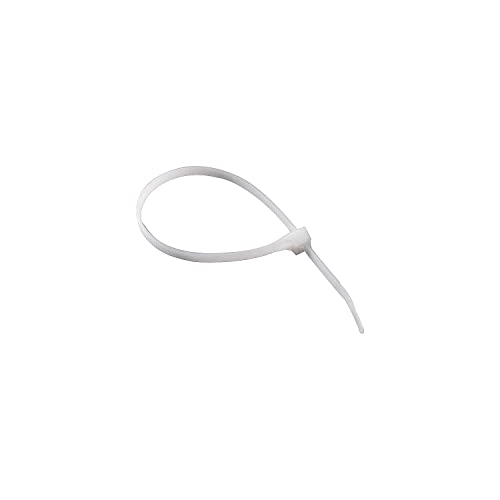 Gardner Bender 46-308 DoubleLock Cable Tie, 8 inch, 75 lb, Electrical Wire and Cord Management, Nylon Zip Tie, 100 Pk, Natural White - color: Natural, size: 100 Pack, style: 8 inch., 75 lb tensile
