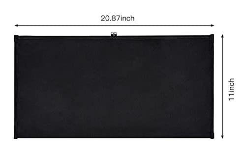 Keyboard Bag Case Sleeve Pouch for Universal Keyboard, Logitech/Razer/Das/Havit/Apple Magic Keyboard Protector, Wireless/Wire Computer/Gaming PC Keyboard Dust Cover-Black - color: Black - 20.87 x 11 Inch