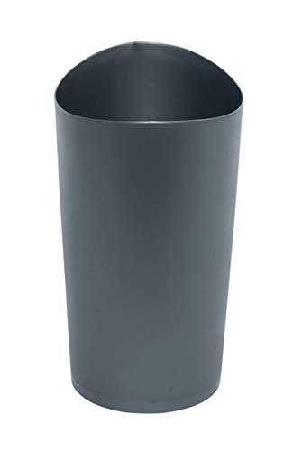 Rubbermaid Trash Can, 2.25 Gallon, Plastic, Gunmetal Blue | Pack of 2 | Bathroom | Vanity - color: Gunmetal Blue, size: Pack of 2