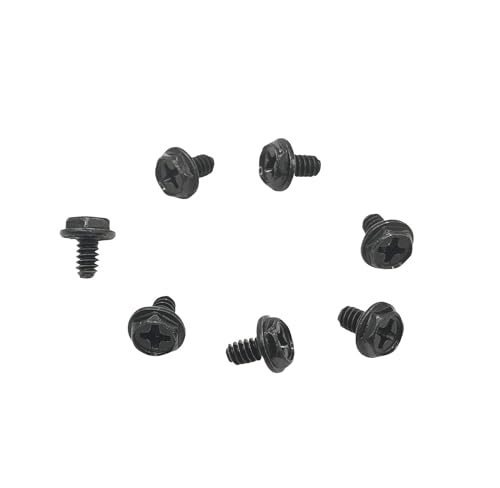 7pcs New Black PCI Slot Cover Dust Filter Hard Steel Blanking Plate, Vented Slot Covers with Screws for Computer Cases