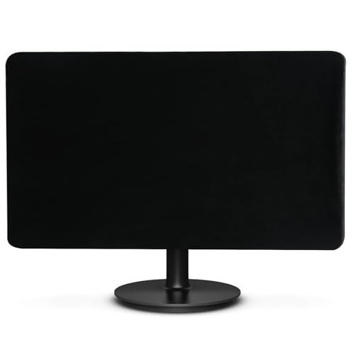 computer monitor cover for All in One 32-34 inch Anti-Static Dustproof Protective Cover for LCD/LED/HD PC, TV, screen Panel , Desktop Computer monitor , Black