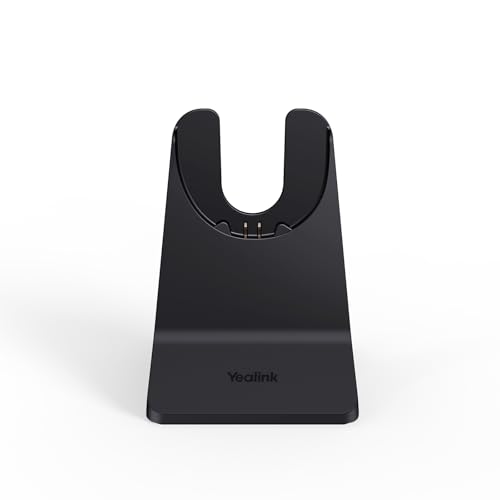 Yealink BHC74 Charging Stand for BH74 Bluetooth Headset & WH68 Hybrid Headphone, ≤90min Fast Charging, NO Power Adapter Needed, NO Headset Control Function, 1.2m USB-A Cable (ONLY Charging Stand)