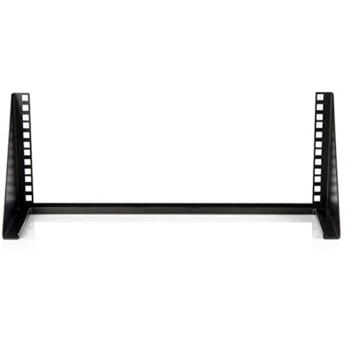 StarTech 4U Vertical Wall-Mount Rack Bracket, 19in, 125lb, TAA (RK419WALLV) - size: 4U