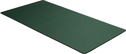 Gamer Boss - Gaming Mouse Pad - 48 x 24 Inches - 4mm Thick with Stitched Edges, Non-Slip Rubber Base, Premium Cloth Mousepad, Desk Mat for Laptop, Keyboard, Computer & PC (Mega, Dark Green) - color: Dark Green, size: 48" x 24"