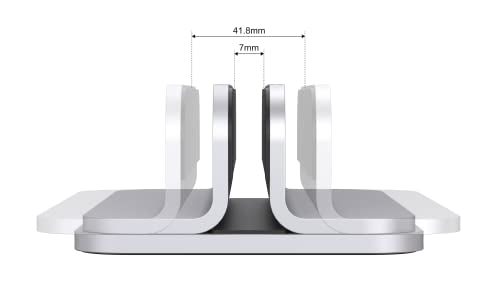 JOKItech Aluminum Laptop Stand, Sturdy and Adjustable, Compatible with Apple MacBook Pro/Air, Mac Mini, iPad Pro, Silver - color: Silver
