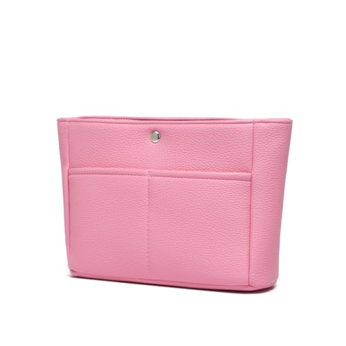 YONEBN waterproof Storage Bag Lightweight Large Capacity nylon Bag Inner Bag Handbag Organizer - color: Pu/Azalea Pink