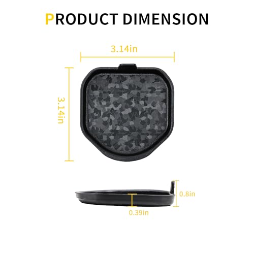 Cup Holder Inserts Coaster Compatible with Jeep Wrangler JL 4XE Gladiator JT 2018-2026 Accessories, Center Console Cupholder Pad, Non-Slip Drink Liner, Original Design, TPE, 2-Pcs Front Only - size: 2 Pack for JL Front