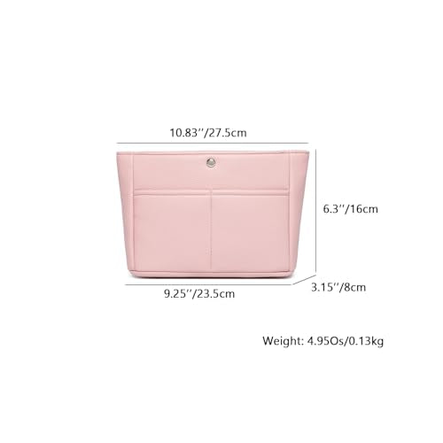YONEBN waterproof Storage Bag Lightweight Large Capacity nylon Bag Inner Bag Handbag Organizer - color: Pu/Charming