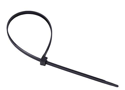 Gardner Bender 46-308UVBM Standard Cable Tie, 0.17" Width, 8" Length, 2" Maximum Bundle Diameter, Ultraviolet Black, (Case of 5) (46-308UVBMN) - color: Uv Black, size: 1000 Pack, style: 8 inch., 75 lb tensile