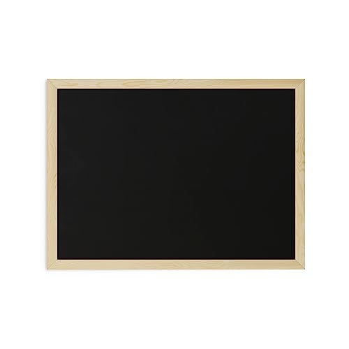U Brands Chalkboard, 18" x 24" Inches, Light Birch Wood Frame (310U00-01) - style: Chalkboard
