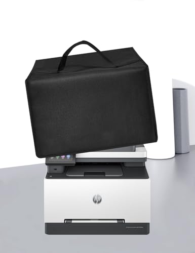 Printer Dust Cover Heavy Duty 600D Nylon Antistatic Waterproof Convenient Protective Case for HP Color Laserjet Pro MFP 3301fdw/4301fdw Wireless All-in-One Color Laser Office Printer ,Black