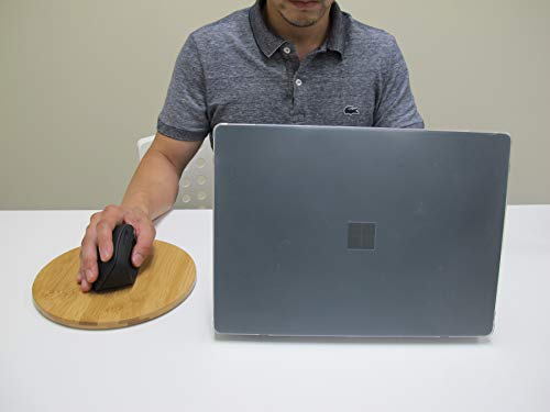 MOJO Beanbag Ergonomic Mousepad - Comfortable Mouse Pad for Sofa, Bed, Lap, Couch, and Anywhere Else (Bamboo Wood) - color: Bamboo Wood