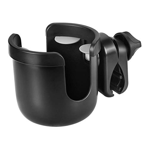Accmor Stroller Cup Holder, Universal Cup Holder for Uppababy Nuna Doona Strollers, Bottle Drinks Holder for Wheelchair, Walker, Bike, Scooter, 2 Pack - style: Cup Holder-2pc