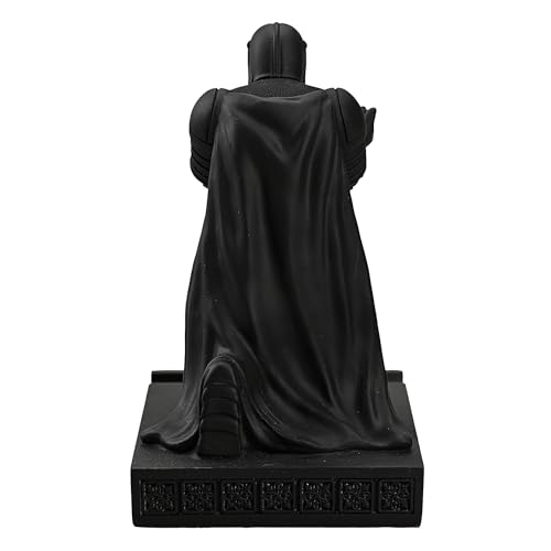 Windbreaker Soldier Knight Pen Holder Personalized Desk Accessory, Mobile Phone & Gaming Controller Holder, Device Stand Gift for Medieval Enthusiasts (Black) - color: Black
