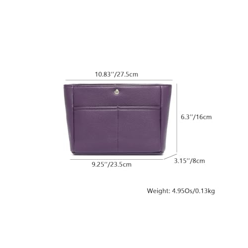 YONEBN waterproof Storage Bag Lightweight Large Capacity nylon Bag Inner Bag Handbag Organizer - color: Pu/Anemone Purple