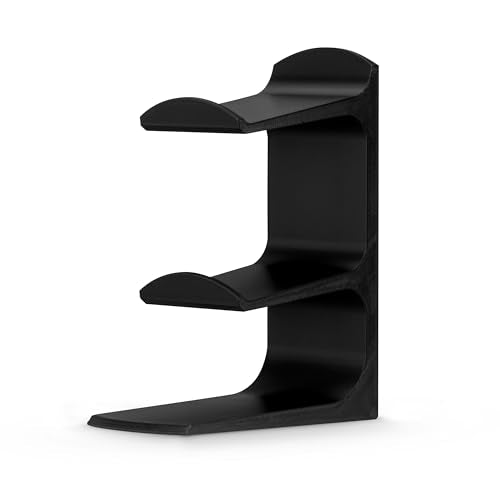 BRAINWAVZ The Sentinel - Dual Game Controller Stand for Desks, Universal Design for All Gamepads - Black