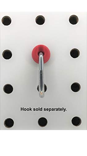 Pegboard Peg Locks 50PCS (1/8 inch, Red) - color: Red, size: 1/8 Inch