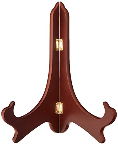 Fox Run Pine Wood Plate Stand, 10-Inch - color: Pine, size: 10-Inch