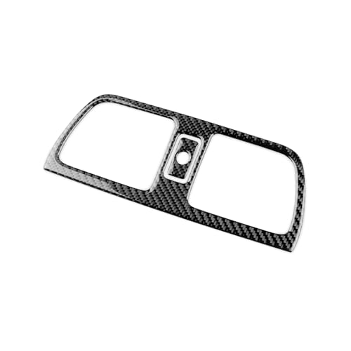 AIRSPEED for Subaru Impreza 2005 2006 2007 Center Air Vent Outlet Frame Cover Carbon Fiber Center Console Interior Trim Accessories, Black - color: Center Air Vent Black