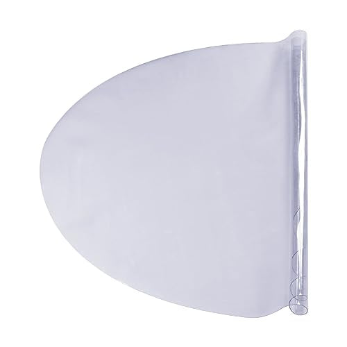 VEVOR Clear Table Cover Protector, 48 inch/1230 mm Round Table Cover, 1.5 mm Thick PVC Plastic Tablecloth, Waterproof Desktop Protector for Writing Desk, Coffee Table, Dining Room Table - size: 48" (Round)