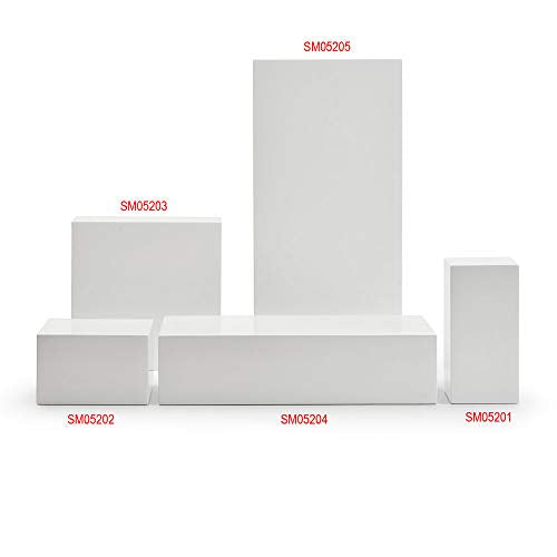 Oirlv Solid Wood Minimalism Style Jewelry Display Stand Showcase Jewelry Organizer Square Holder (SM05201) - color: SM05201