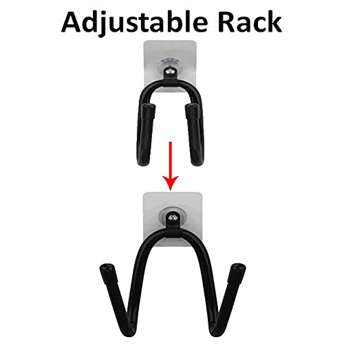 Universal Adhesive Game Controller Organizer Wall Mount and Clip for Xbox One PS4 Switch Pro - Headphone Holder - Easy to Install - 2 Pack