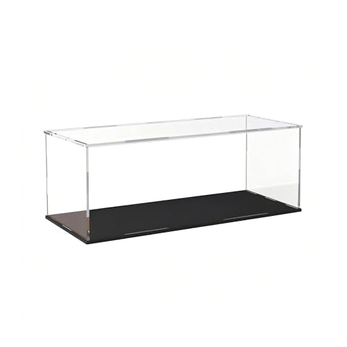 Acrylic Display Case, Clear Acrylic Display Box with Matte Base, Dustproof Collectible Storage Cases, DIY Easy Assembly Showcase for 1: 24 Car Models, Collectibles, 10 x 5 x 5 inch - size: 10 x 5 x 5 inch