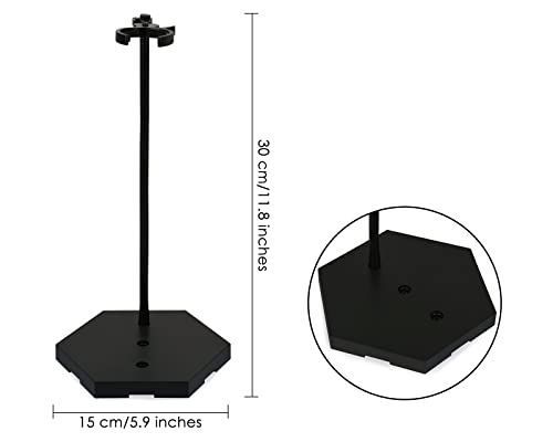 DS. DISTINCTIVE STYLE Action Figure Stand 12 Inch Connectable Metal Toy Stand for 1/6 and1/9 Scale Figures