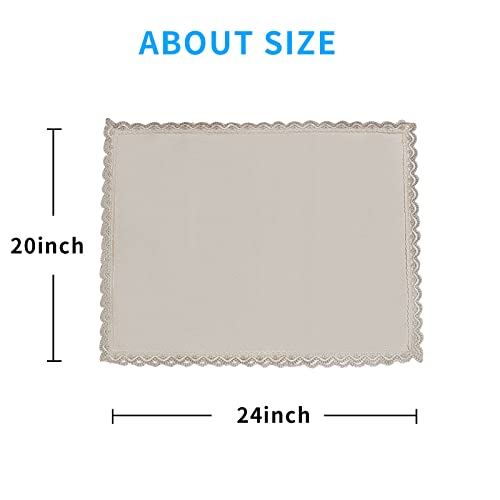 MINJIATEX Couch arm Covers, Non-Slip (2 pcs), Washable, for Living Room Recliner Chair, Protectors for Leather Sofa armrest slipcover, JYS-Beige - color: Jys-beige