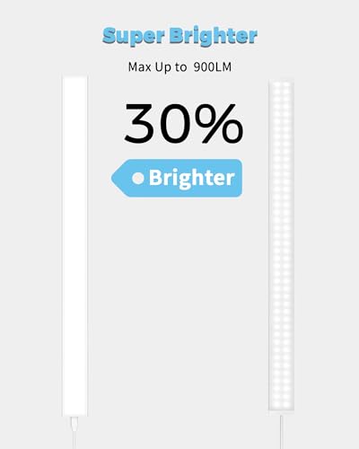 ASOKO Plug-in Under Desk Light, 24Inch LED Workbench Lights with Super Brighten 900Lumen and 3 Temps (3000K/4000K/6000K) for Kitchen Sink/Desk/Workbench-No Motion Sensor Unction - size: 24 Inch-New