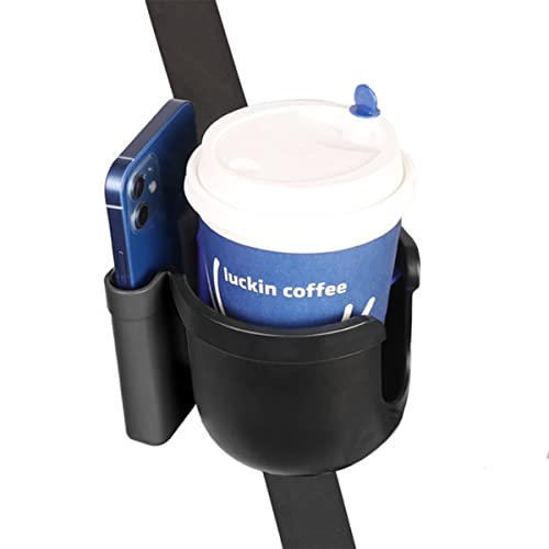 Cup Holder for Boat with Phone Holder, Boat Rail Cup Holder,Drinks Holders | Clamp-On Marine Cup Holders 360° Adjustable for Pontoon Boat, Bimini Top, Boat Rail, Grab Bar, PWC, Boat Gifts for Men