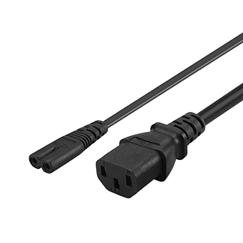 IEC 320 C14 to C13+C7 Y Split Short Power Adapter Cord IEC 320 C14 Male to C13/C7 Female Y Split Power Cord 0.32M/1FT (C14 to C13+C7) - color: C14 to C13+C7