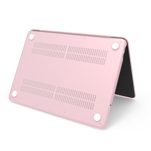 G JGOO Compatible with MacBook Neo Case 13 inch 2026 Release Model A3404 with A18 Pro Chip, Matte Protective Laptop Plastic Hard Shell Case with Keyboard Cover & Screen Protector, Baby Pink - color: Baby Pink