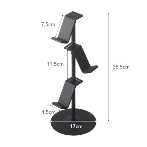 YAMAZAKI Home Smart Universal Adjustable Game Controller Stand/Controller Holder - Steel - color: Black