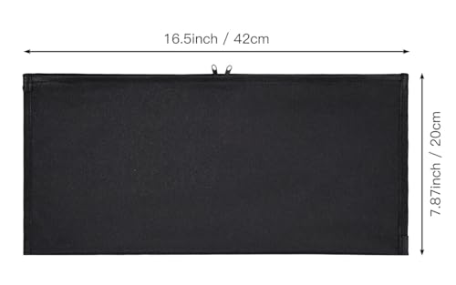 Keyboard Anti Dust Bag Sleeve Pouch for 60%-80% Keys Keyboard, Logitech/Redragon/Havit/Keychron/RK ROYAL KLUDGE/MageGee/Apple Magic Universal Wireless/Wire Computer/Gaming Keyboard Case Cover-Black - color: Black - 16.53 x 7.87 Inch