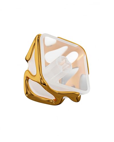 dagaladoo Clear keycaps,Translucent Keyboard keycap,Jelly Key Cap Set,Shine Through keycap,1U Keyboard Cap for Mx Switches Mechanical Keyboard(Metal,Gold) - color: Gold(only one keycap)