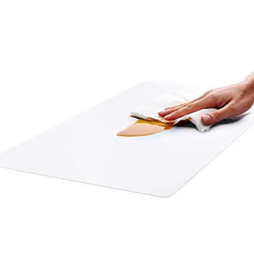 Floortex® Desktex® Anti-Microbial, Vinyl Desk Mat - size: 24" x 19"