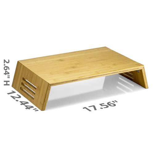 Achieva Bamboo Monitor Stand (71008)