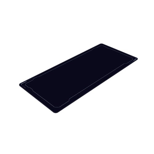 Pixio Mouse Pads - 36 x 16 inch XXL Light Border Dark Blue Multifunctional Large Desk Mats for Gaming, Office, Desktop Anti-Slip Waterproof Washable Computer Mouse Mat - color: Black Border