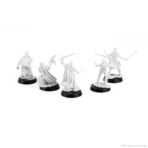 100Pcs 25mm/0.98inch Plastic Model Miniature Bases,3.6mm/0.14 Thick Circular War Figure Display Stands For Gaming Miniatures or Wargames Role Playing Board Game Figure Toy (100PCS-25mm-Black Round) - color: 100PCS-25mm-Black Round