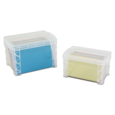 Advantus Super Stacker Storage Case 40305-1 Each - color: Clear, size: 4" x 6"