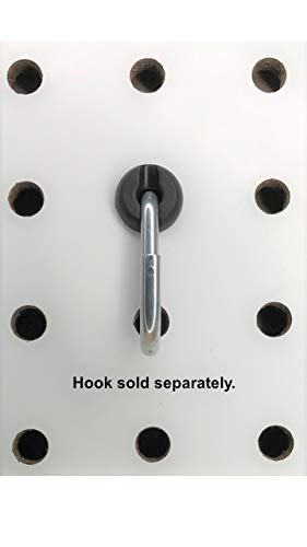 Pegboard Peg Locks 50PCS (1/8 inch, Black) - color: Black, size: 1/8 Inch