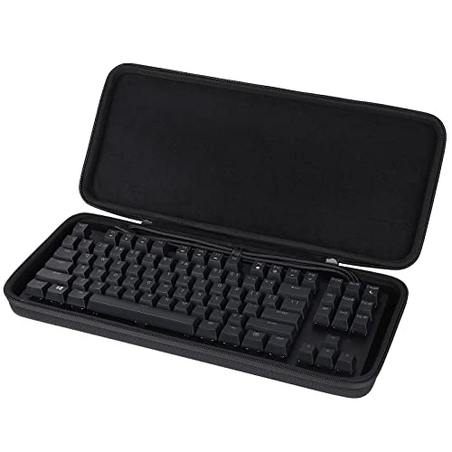 co2CREA Hard Travel Case Replacement for Razer Huntsman Tournament Edition TKL Tenkeyless Gaming Keyboard - size: for TKL Keyboard