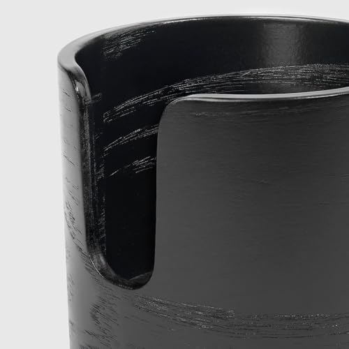 Desk Cup Holder 1Pack (Black), Table Edge Clamp Cup Holder for Home Office Desk, Gaming Desk Accessories, Computer Desk Accessories, Anti-Spill Cup Holder