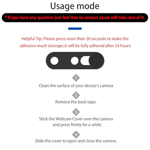 Front Camera Cover Compatible for iPhone 16/16Plus/16Pro/16Pro Max/15/15 Plus/15 Pro/15 Pro Max/14 Pro/14 Pro Max,Webcam Cover Protect Privacy and Security,Not Affect Face ID,Black-Updated Version - color: Black
