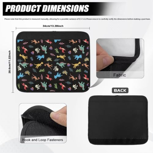 Dinosaur Wheelchair Armrest Covers Cute Wheelchair Accessories for Kids Washable Electric Wheelchair Armrest Protective Cover for Boys Teens 13 inch - color: Dinosaur