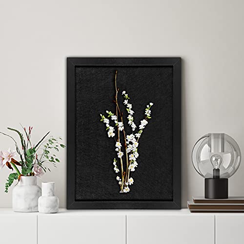TORASO Cork Board Bulletin Board, Cork Boards for Walls with Pins, Eye Bolts, gaskets, Screws, Pin Board for Office, School and Home (All Black, 17“x23-1P) - color: All Black, size: 17“x23" - 1P