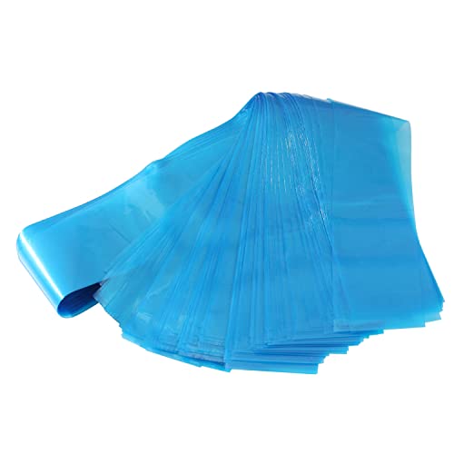 Clip Cord Covers,KingWei One Box of 125 PCS Plastic Blue Clip Cord Sleeves,Tattoo Clip Cord Covers - color: Blue
