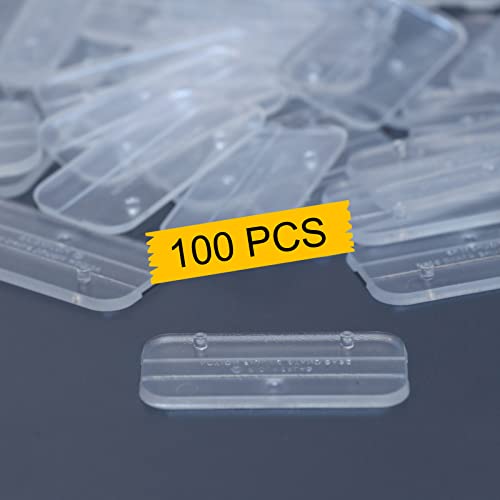 100PCS 6 inch Action Figure Stand Display, Figures Toy Organizer Bases Support Stands, Compatible with 1/12 Mavel Legends Series/GiJeo Classified Series/D C/Mo tu Models, Square - color: 100PACK Transparent(Square)