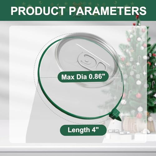 Green Zip Ties 4", 1000 Pack, Cable Ties UV Resistant, Wire Ties 18 lbs Tensile Strength for Garden, Plants, Fence, Holiday Lights, Yakobela - size: 4" (1000 pack)